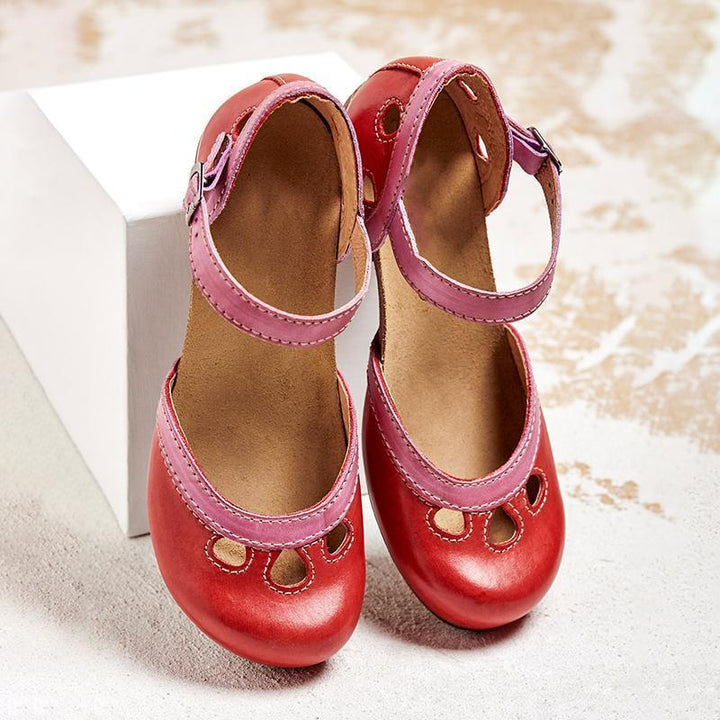 Damen Sandalen Mit Niedrigem Absatz – Bequeme Sommerschuhe Damen Für Warmes Wetter, Elegante Orthopädische Sandalen 2