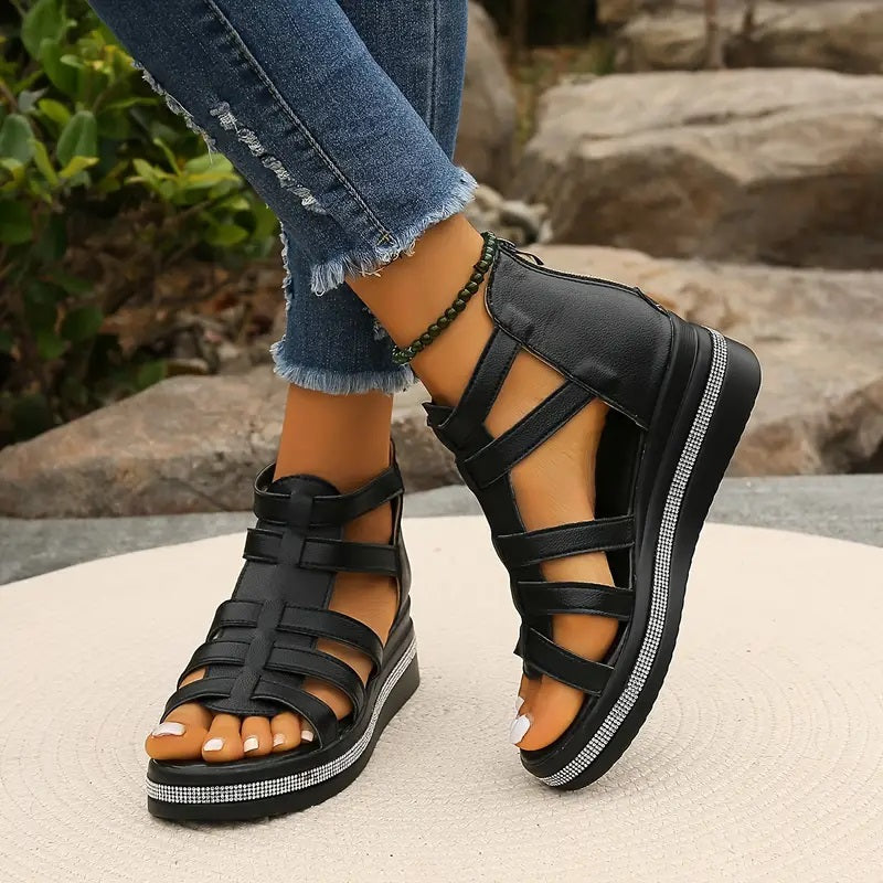 Damen Sandalen mit Hohem Absatz - Elegante Sommerschuhe für Komfort und Stil 0