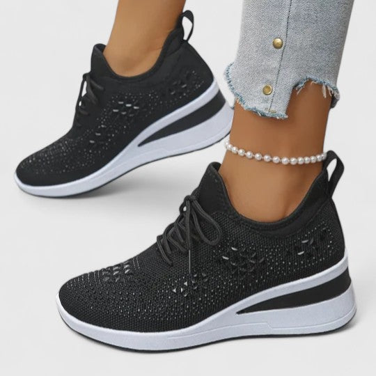 Damen Sneaker mit Orthopädischer Arch Support und Leichtem Plateau-Design für Frühling 1