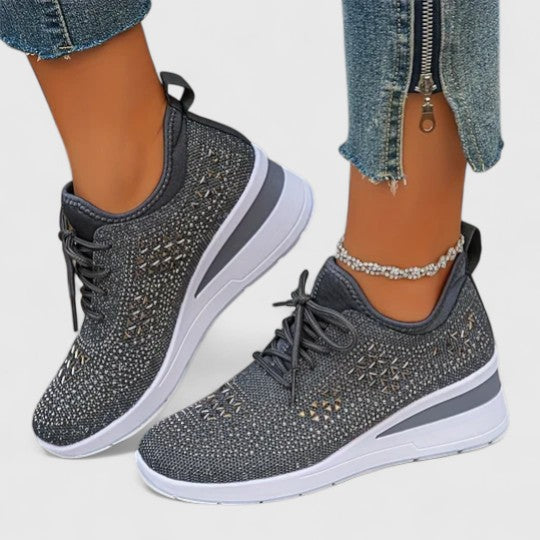 Damen Sneaker mit Orthopädischer Arch Support und Leichtem Plateau-Design für Frühling 10