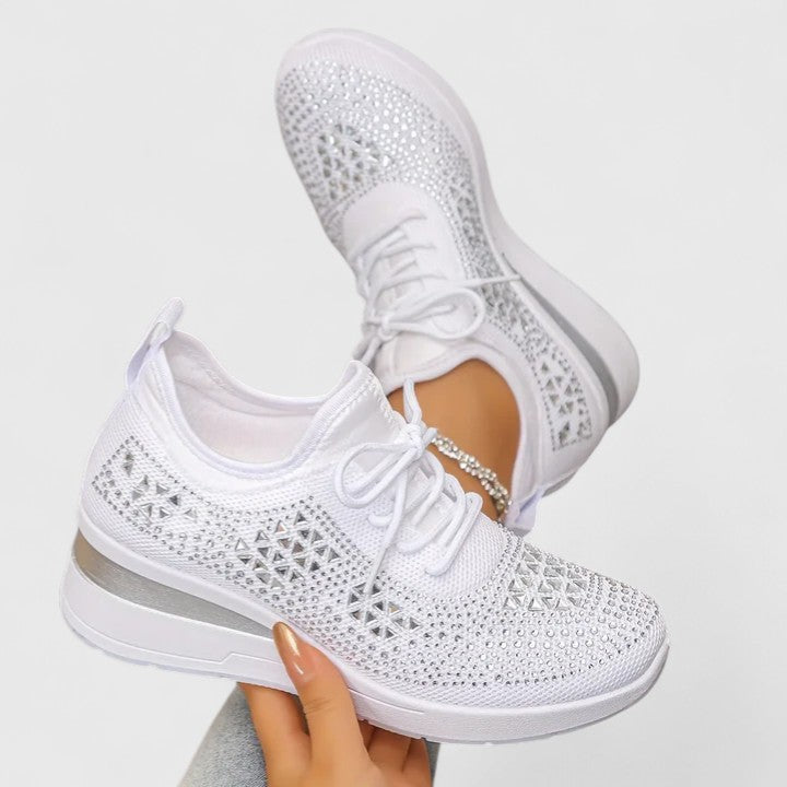 Damen Sneaker mit Orthopädischer Arch Support und Leichtem Plateau-Design für Frühling 2