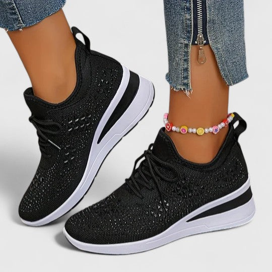 Damen Sneaker mit Orthopädischer Arch Support und Leichtem Plateau-Design für Frühling 3