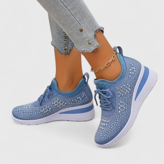 Damen Sneaker mit Orthopädischer Arch Support und Leichtem Plateau-Design für Frühling 4