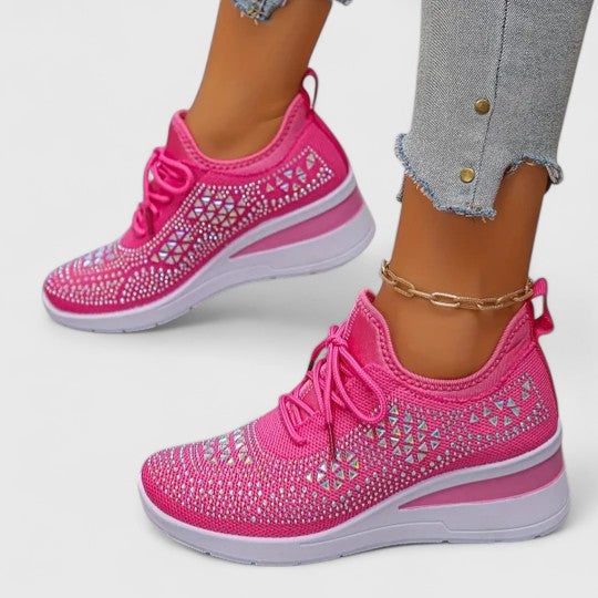 Damen Sneaker mit Orthopädischer Arch Support und Leichtem Plateau-Design für Frühling 7