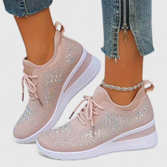 Damen Sneaker mit Orthopädischer Arch Support und Leichtem Plateau-Design für Frühling 8
