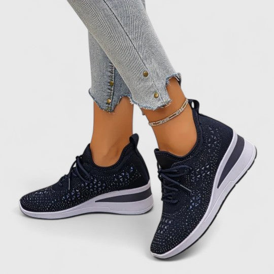 Damen Sneaker mit Orthopädischer Arch Support und Leichtem Plateau-Design für Frühling 9