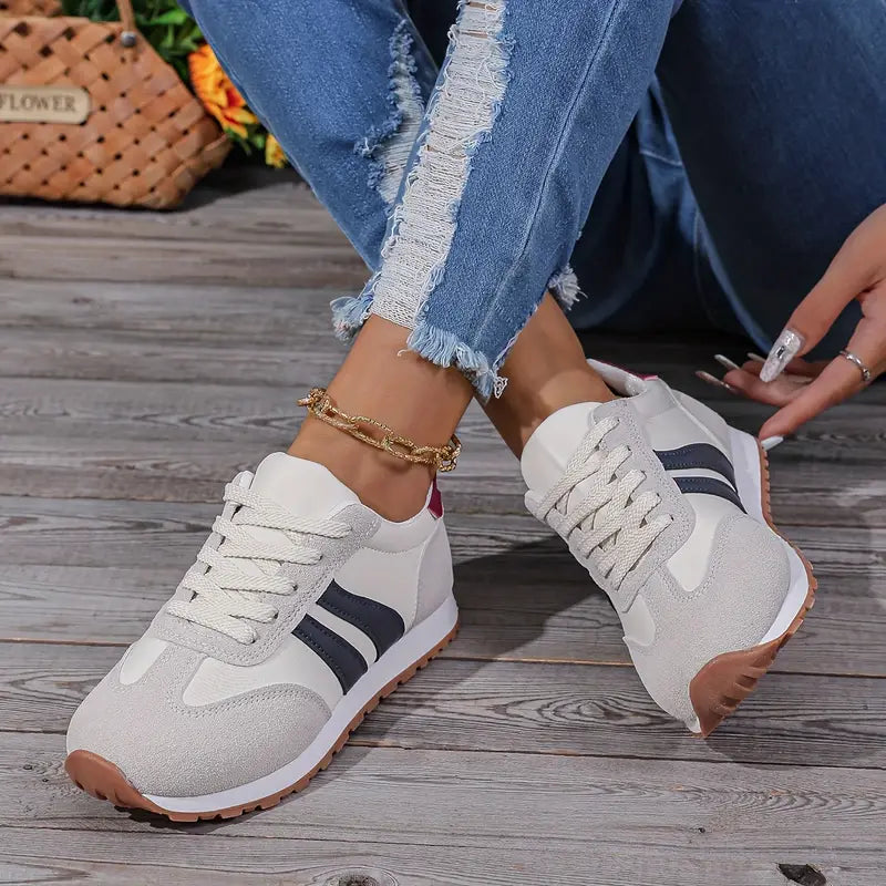 Damen Sneaker mit Orthopädischer Dämpfung und Arch Support für den Alltag 2