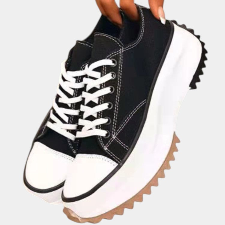 Damen Sneaker mit Rundspitze Orthopedic Arch Support Komfort für Alltag und Freizeit 1