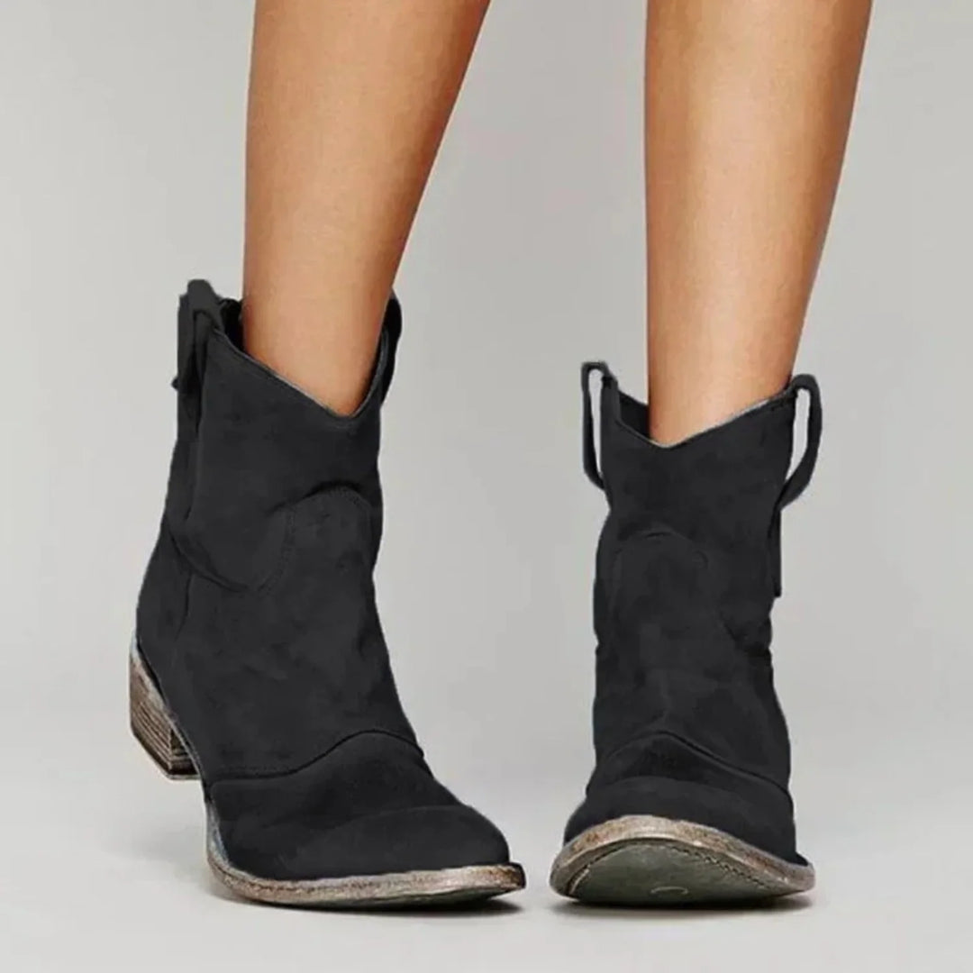 Damen Stiefel mit spitzer Spitze 2