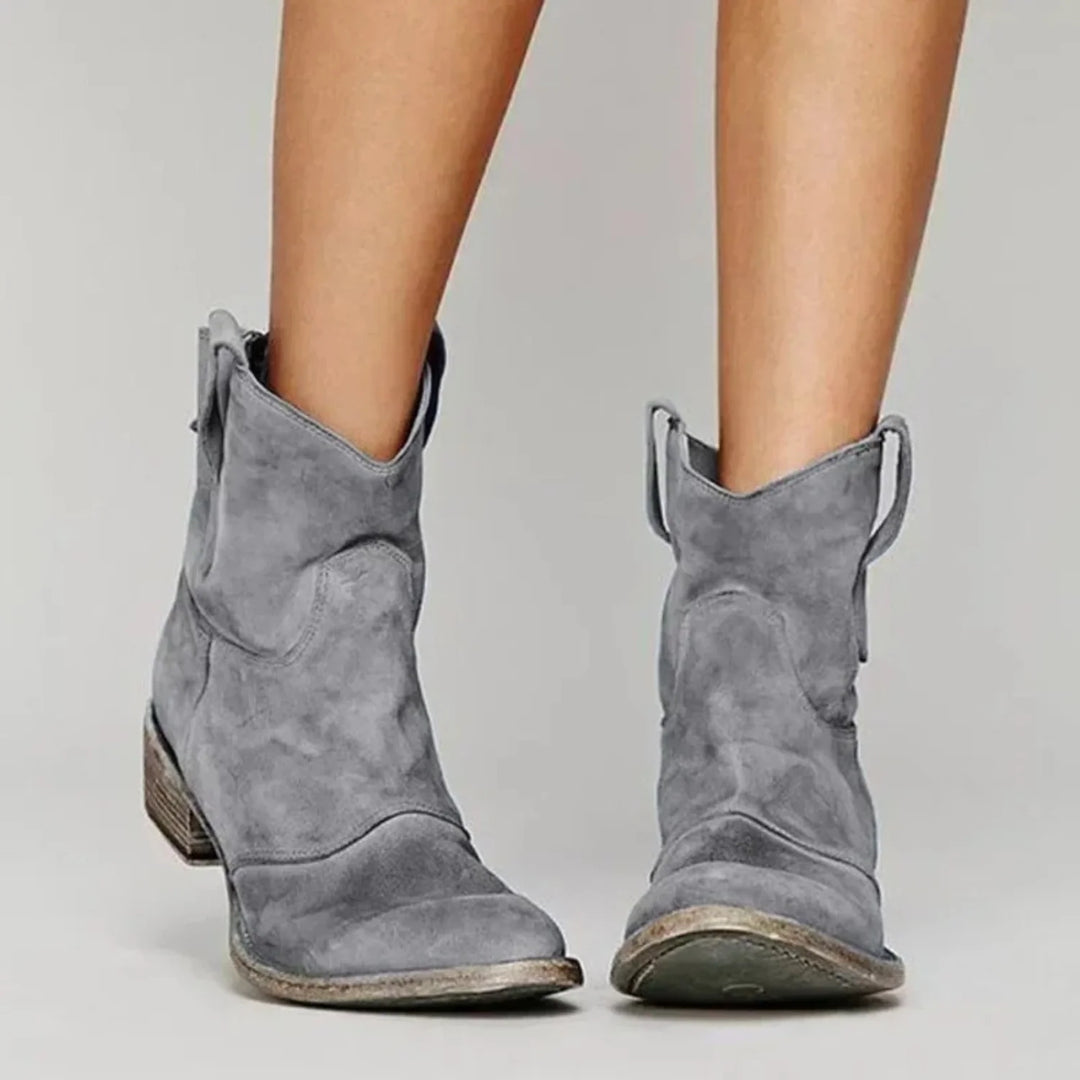 Damen Stiefel mit spitzer Spitze 3