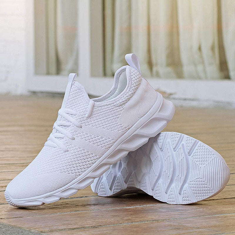 Damen Strick-Sneaker mit Orthopädischer Air Cushion Sohle und Arch Support für Alltag und Spaziergänge 0