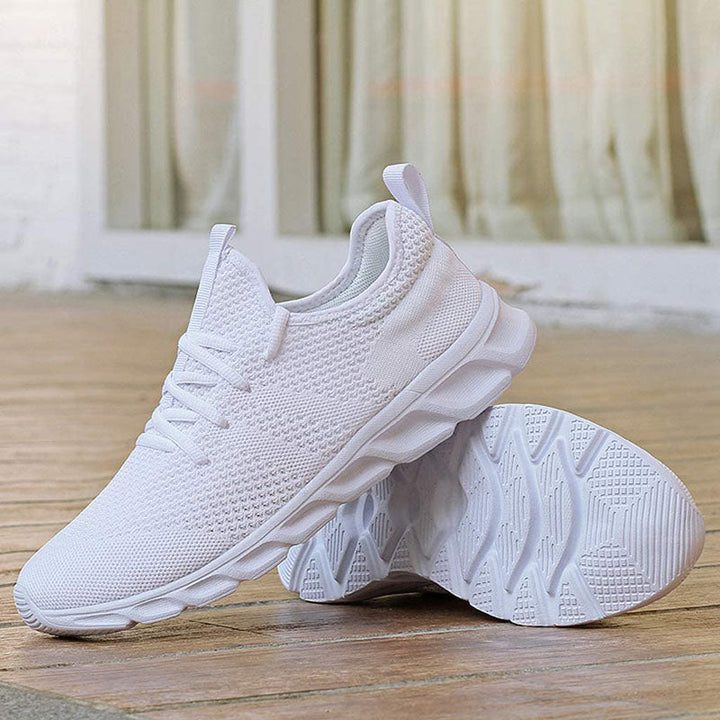 Damen Strick-Sneaker mit Orthopädischer Air Cushion Sohle und Arch Support für Alltag und Spaziergänge 0