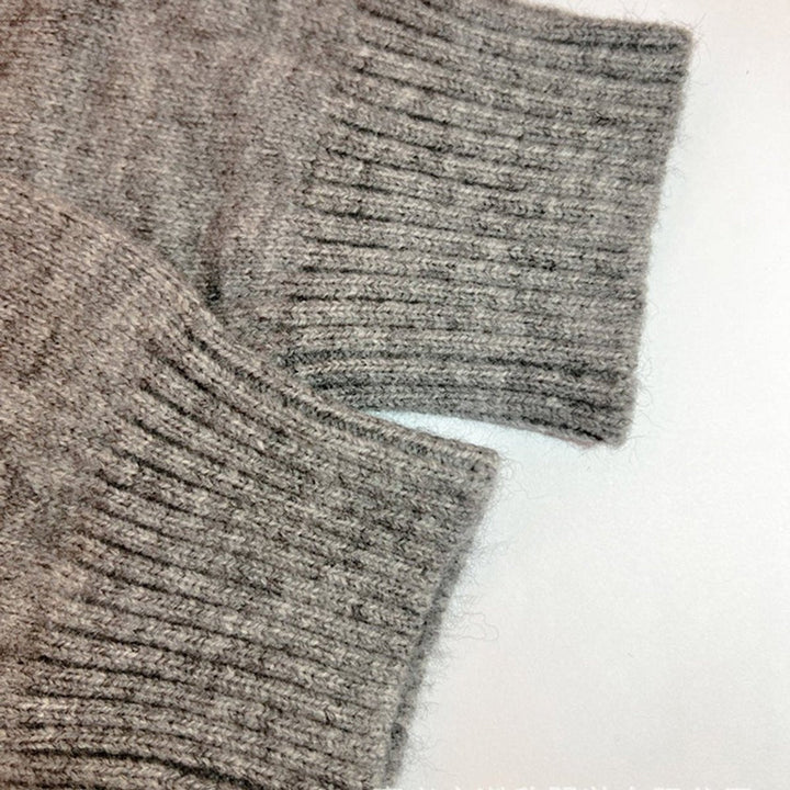 Damen Strickjacke mit Kapuze Offene Vorderseite Lässiger Herbst Cardigan 4