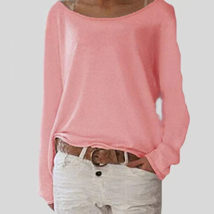 Damen Strickpullover mit U-Boot-Ausschnitt Elegant und Formbeständig 1