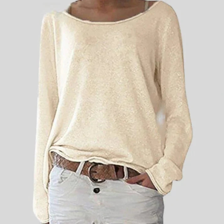Damen Strickpullover mit U-Boot-Ausschnitt Elegant und Formbeständig 5