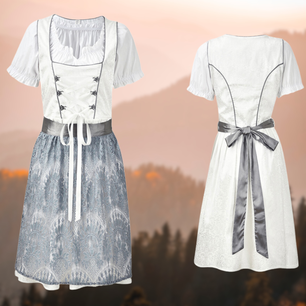 Damen Tracht Mit Schürze Und Bluse – Elegante Trachtenmode Für Festliche Anlässe 2