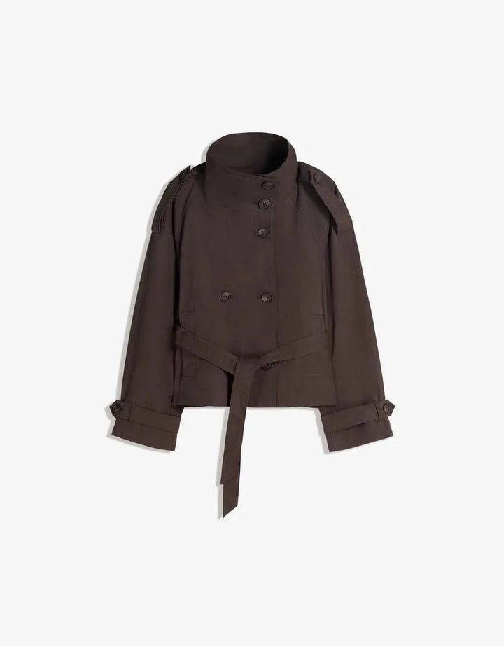 Damen Trenchcoat klassisch mit Gürtel 5