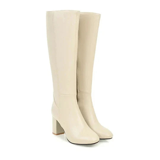 Damen Winterstiefel mit hohem Absatz und stilvoller Eleganz für kalte Tage 2