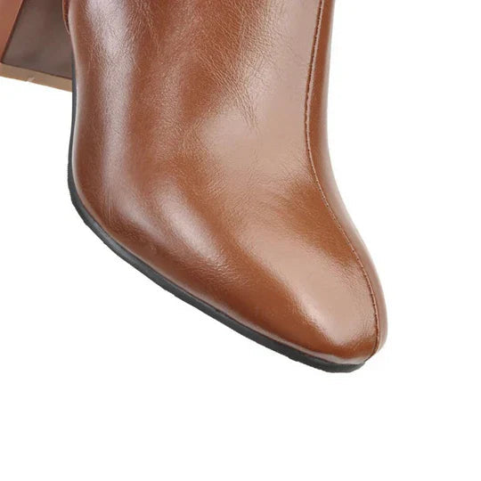 Damen Winterstiefel mit hohem Absatz und stilvoller Eleganz für kalte Tage 3
