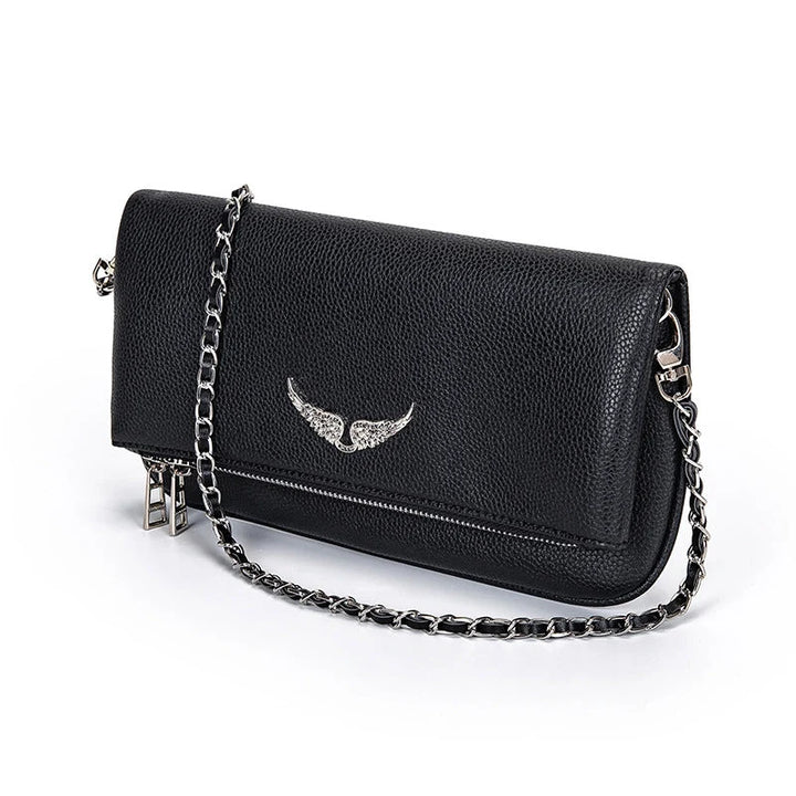 Damen elegante Pochette Handtasche mit Riemen 2