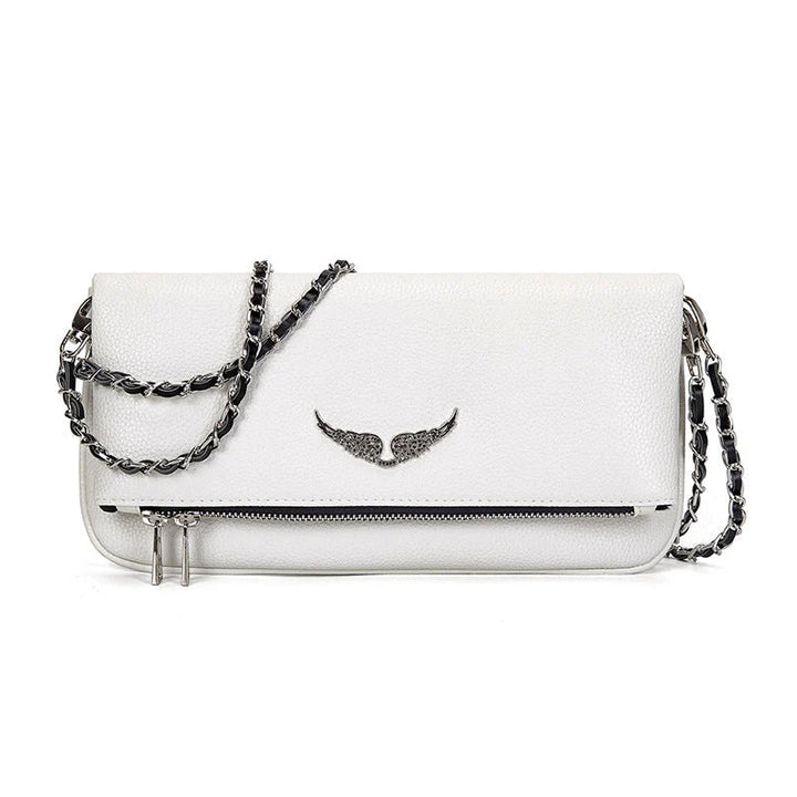 Damen elegante Pochette Handtasche mit Riemen 5
