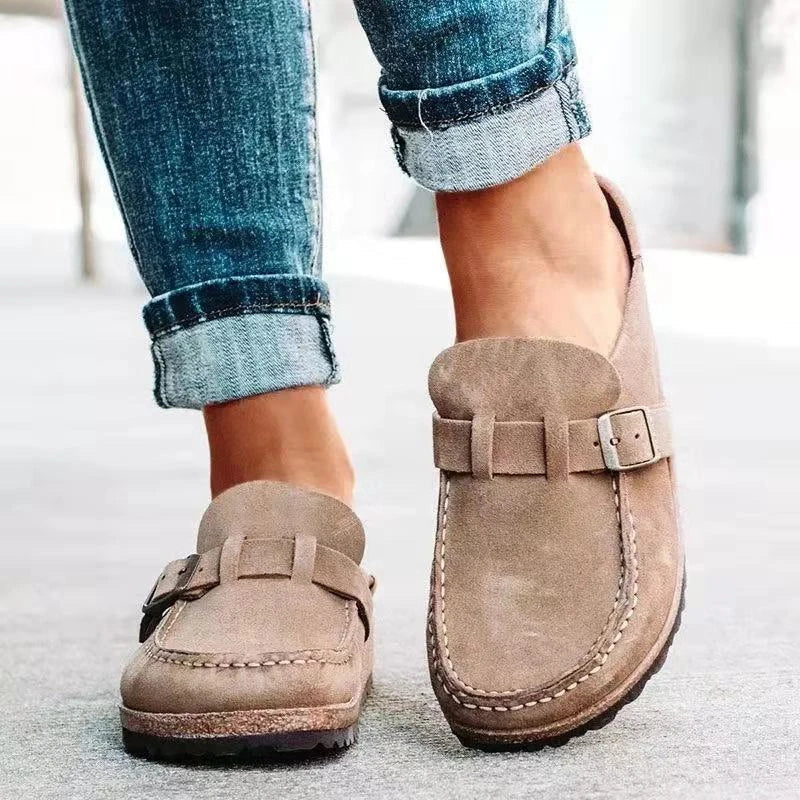Damen orthopädische Slip On Loafer 0
