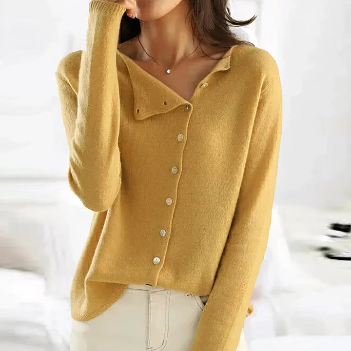 Damenbluse – Elegante Weiße Bluse für Alltag und Büro, Bequeme Passform, Vielseitig Kombinierbar, Stilvolle Blusen für Damen 2