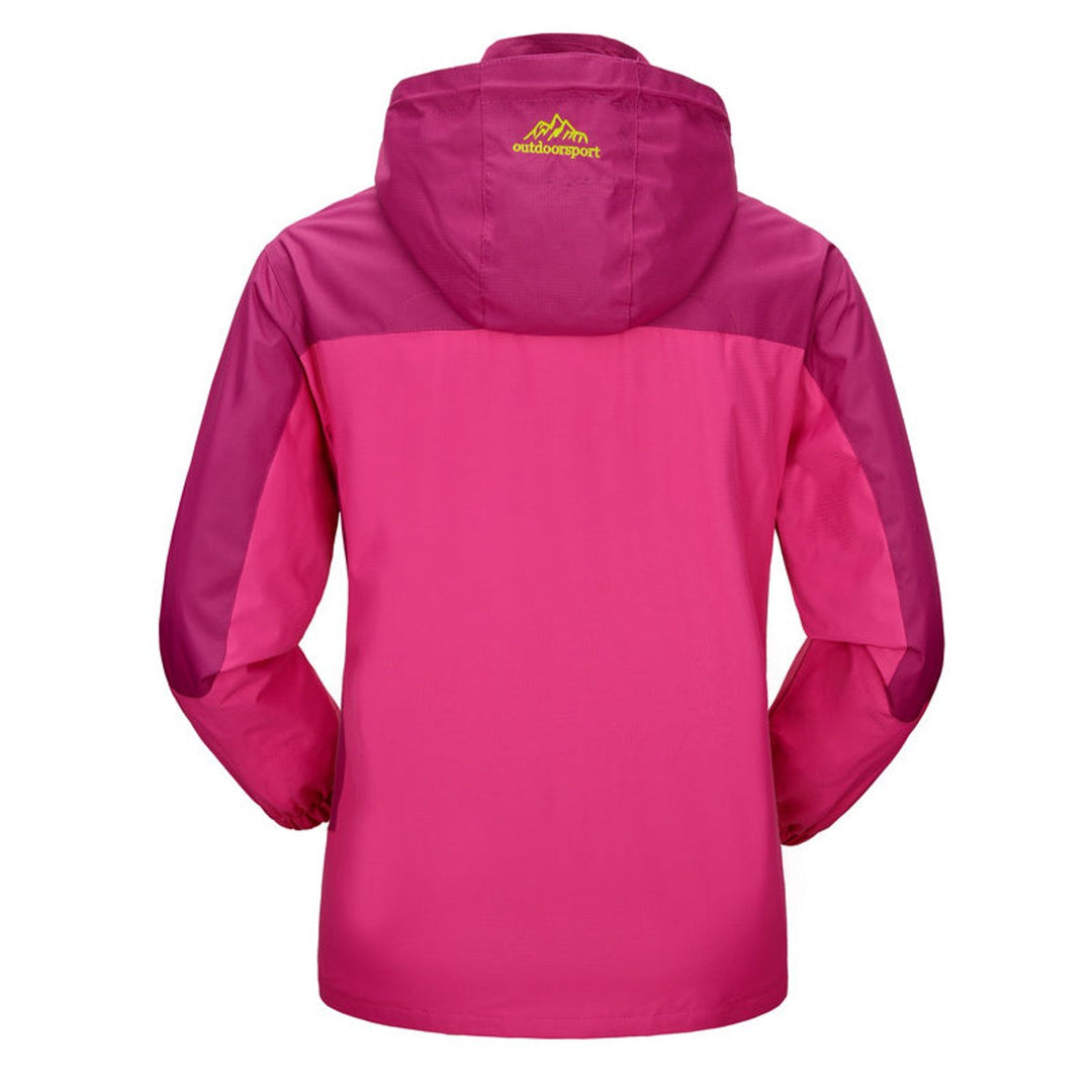 Damenjacke – Wasserdichte Outdoor-Shelljacke Mit Kapuze, Leicht, Wind- Und Regenschutz, Für Aktive Frauen 1