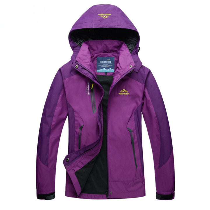 Damenjacke – Wasserdichte Outdoor-Shelljacke Mit Kapuze, Leicht, Wind- Und Regenschutz, Für Aktive Frauen 4