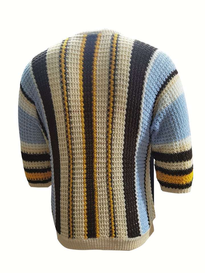 Damenpullover Langarm Mit Streifen – Lässig Und Luftig Für Sommer, Vielseitig Kombinierbar 4