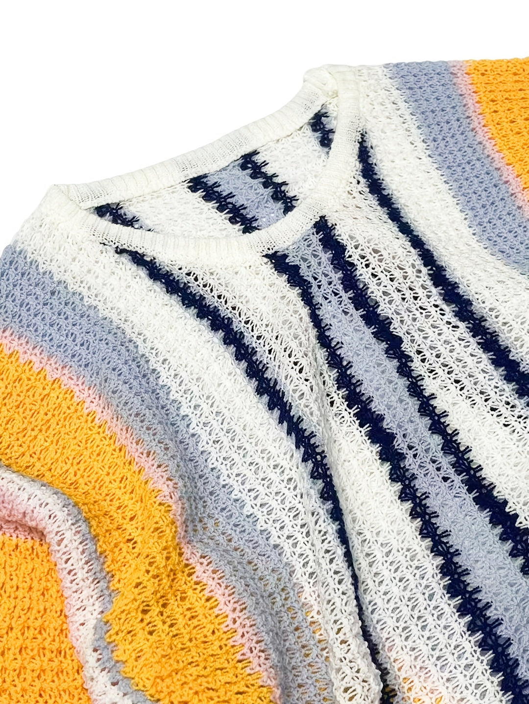 Damenpullover Langarm Mit Streifen – Lässig Und Luftig Für Sommer, Vielseitig Kombinierbar 7