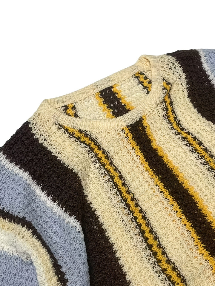 Damenpullover Langarm Mit Streifen – Lässig Und Luftig Für Sommer, Vielseitig Kombinierbar 8