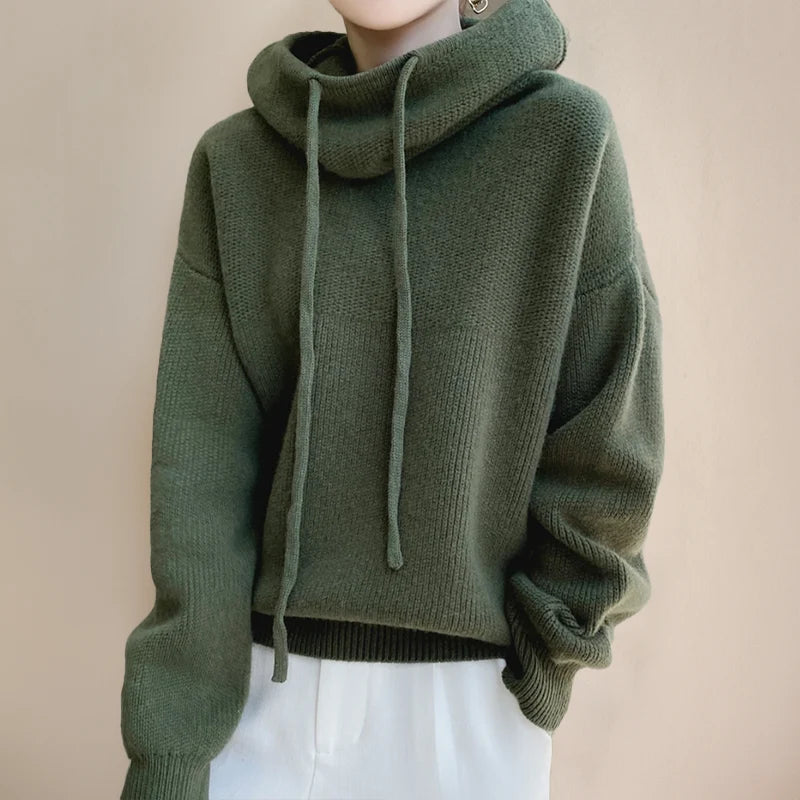 Damenpullover Langarm Warm und Elegant für Herbst und Winter - Modischer Rollkragenpullover für Damen 1