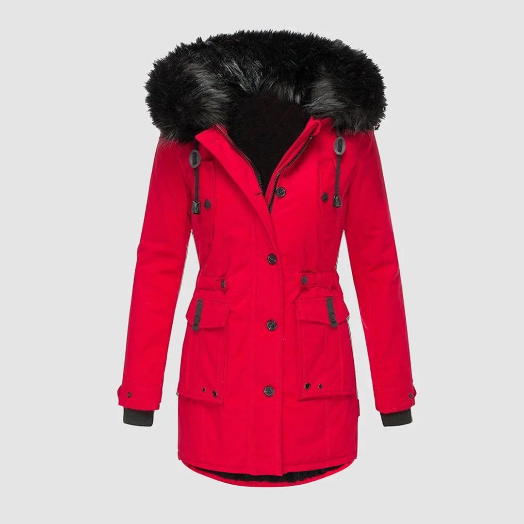 Drune - Wasserdichte Winterjacke mit Kapuze für Damen 10