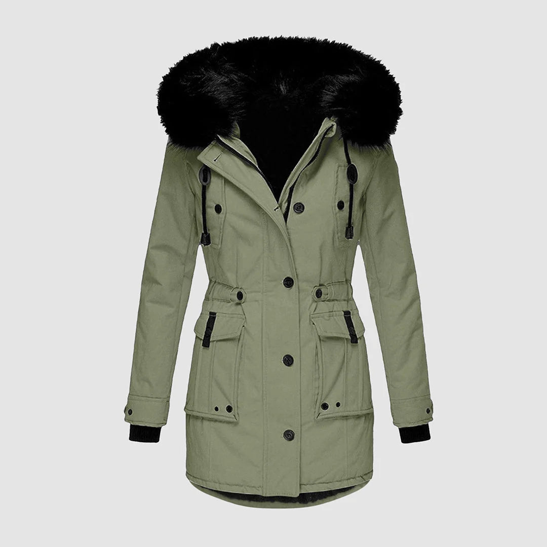 Drune - Wasserdichte Winterjacke mit Kapuze für Damen 8