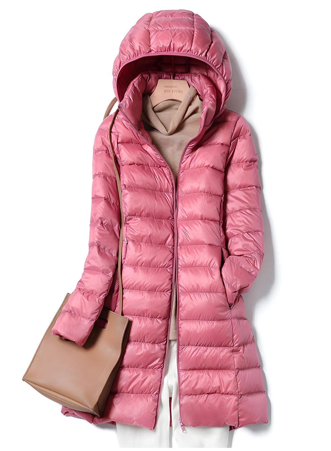 Drune Lange Daunenjacke für Damen 0