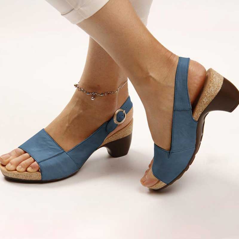 Elegante Damensandalen mit verstellbarem Riemen für den Sommer 4