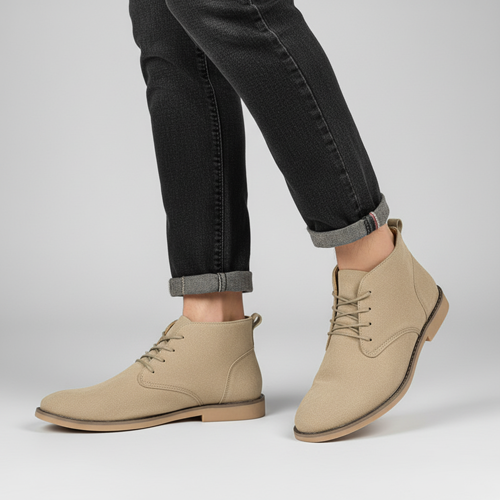 Elegante Orthopädische Halbhohe Schnürstiefel mit Arch Support für Damen 0