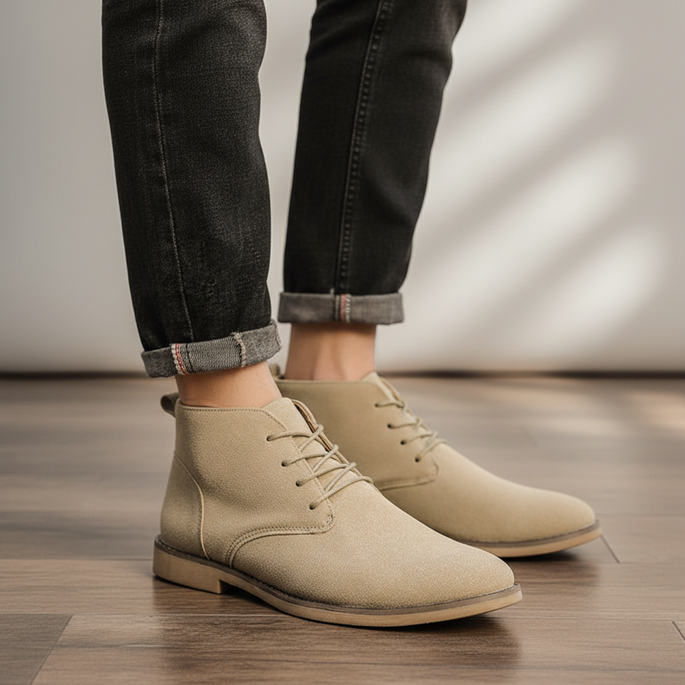 Elegante Orthopädische Halbhohe Schnürstiefel mit Arch Support für Damen 1