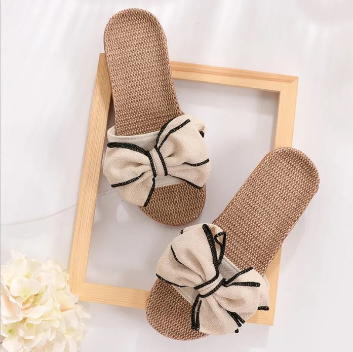 Elegante Rutschfeste Sandalen mit Schleife für Damen - Bequem und Stilvoll 0