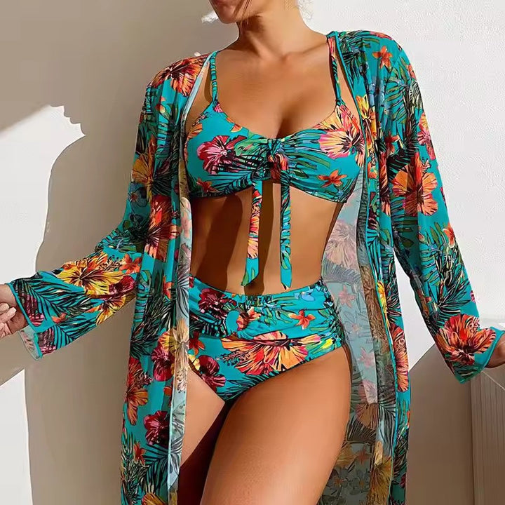 Eleganter Badeanzug Damen Zweiteilig Mit Verstellbaren Trägern – Perfekt Für Sommerliche Strandtage 0