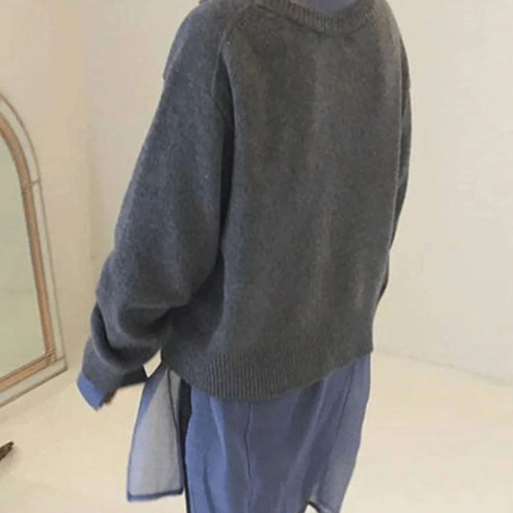 Eleganter Damen Strickpullover mit zeitlosem Design für kühle Tage 3
