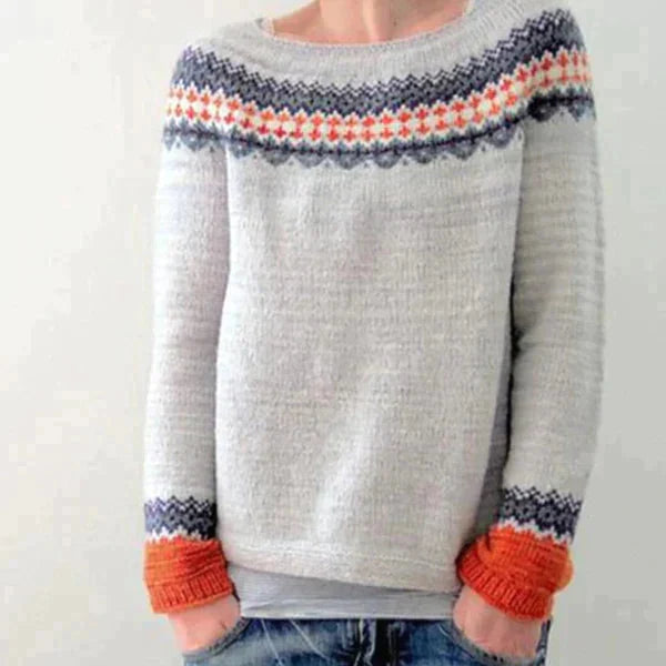 Eleganter Damenpullover mit Rundhalsausschnitt für stilvolle Looks 3