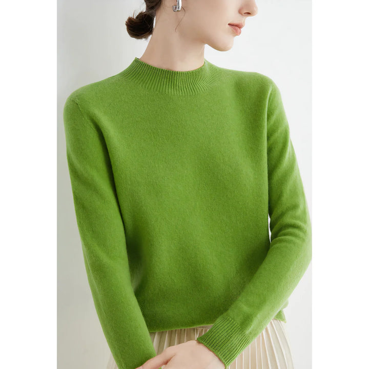 Eleganter Damenpullover mit kurzem Ausschnitt für Winter und Alltag 6
