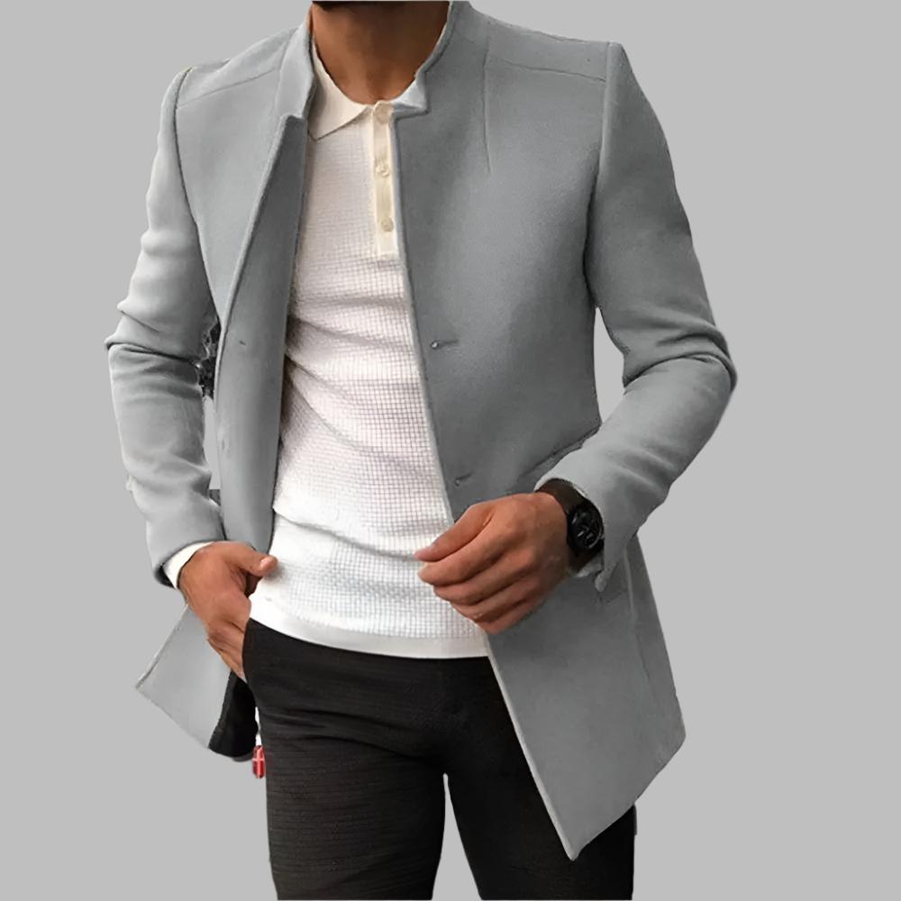 Eleganter Herren Wollmantel Klassisch Zeitlos Warm für Herbst und Winter 2