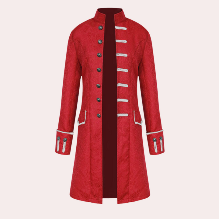 Eleganter Herrenmantel Langer Vintage Stil Klassisch Zeitlos 0
