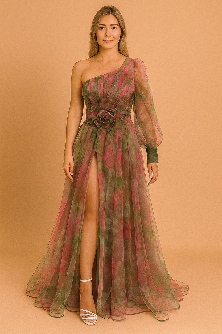 Elegantes Abendkleid Schulterfrei Für Hochzeiten Und Feste – Stilvolles Lang Kleid Für Besondere Anlässe 1