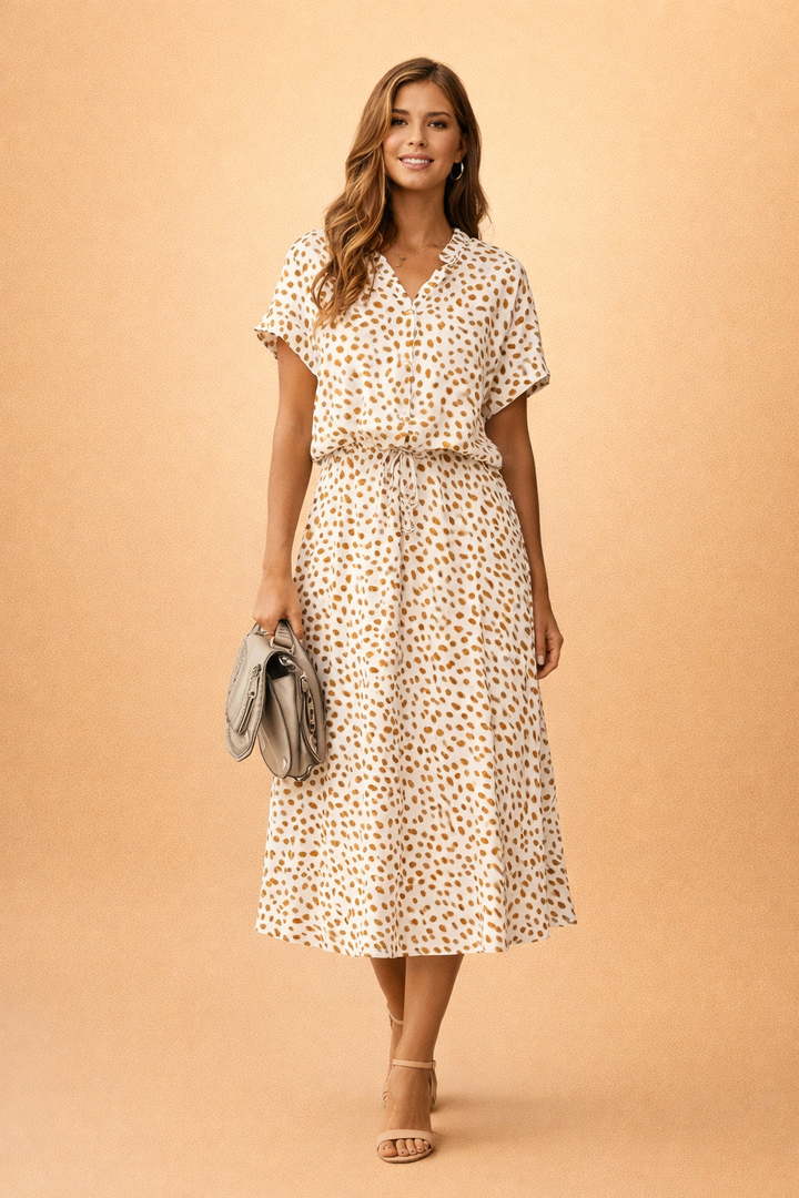 Elegantes Boho-Midikleid Damen – Stilvolles Sommerkleid im Lässigen Look für Verschiedene Anlässe 0