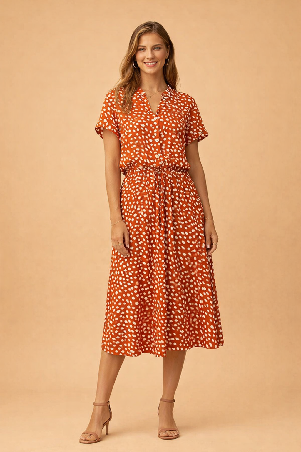 Elegantes Boho-Midikleid Damen – Stilvolles Sommerkleid im Lässigen Look für Verschiedene Anlässe 3