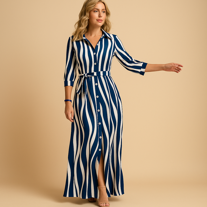 Elegantes Damen Sommerkleid mit kurzen Ärmeln für warme Tage 4